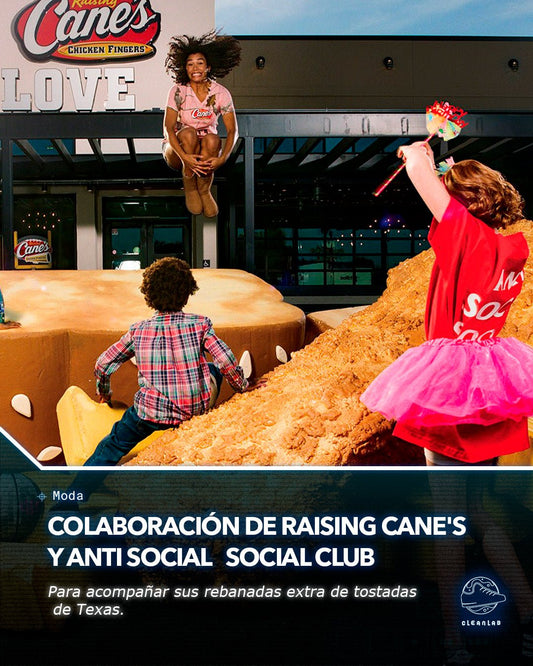 Noticia Moda | Raising Cane's y Anti Social Social Club preparan una colaboración de ropa y accesorios - Clean Lab