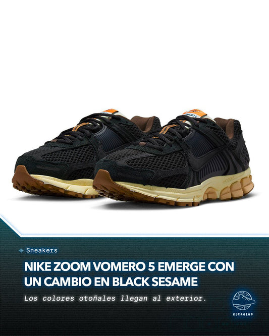 Noticia Sneakers | Nike Zoom Vomero 5 emerge con un cambio de imagen "Black Sesame" - Clean Lab