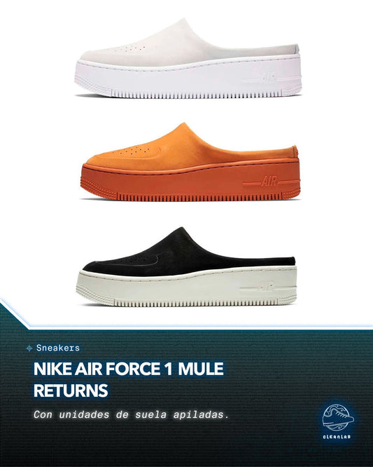 Noticias Sneakers | Vuelve la mula Air Force 1 de Nike - Clean Lab