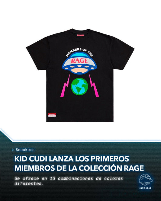 Noticia Moda | Kid Cudi lanza los primeros miembros de la colección Rage - Clean Lab