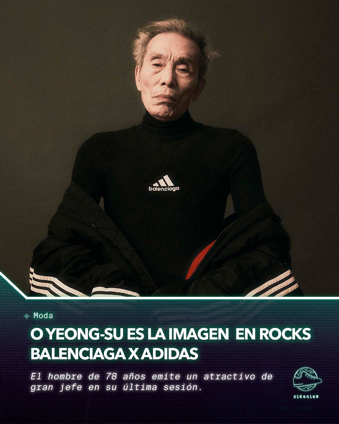 Noticia Moda | O Yeong-Su de 'Squid Game' Rocks Balenciaga x adidas en la última edición de 'Arena Homme+ Korea' - Clean Lab