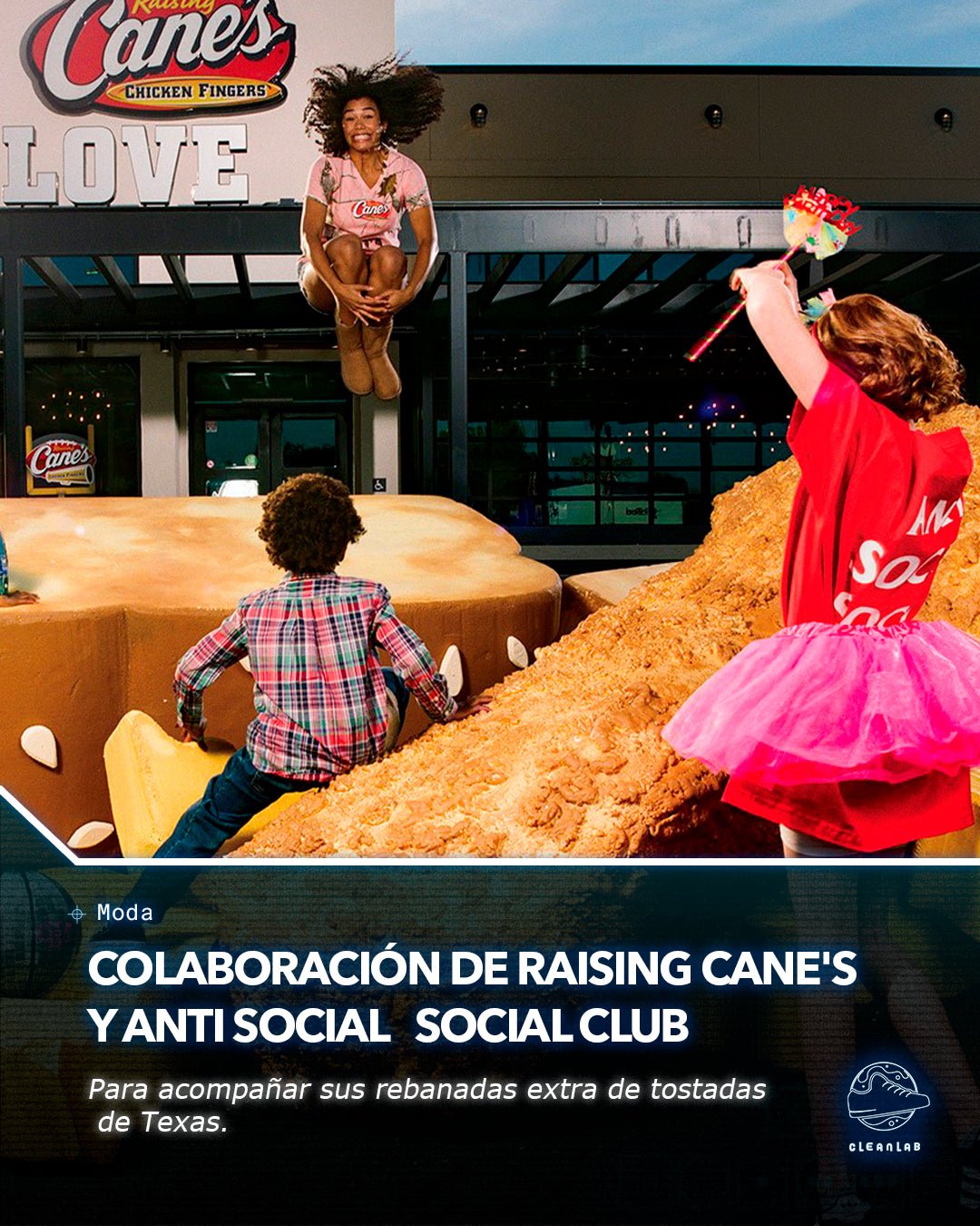 Noticia Moda | Raising Cane's y Anti Social Social Club preparan una colaboración de ropa y accesorios - Clean Lab