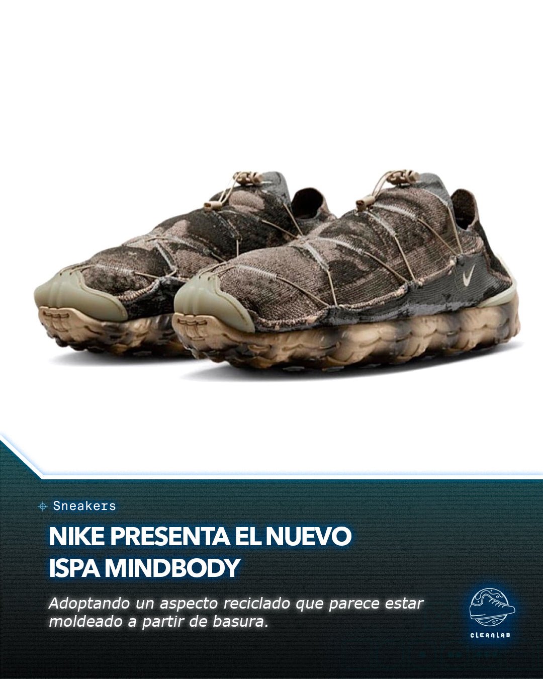 Noticia Sneakers | Nike presenta el nuevo ISPA Mindbody - Clean Lab