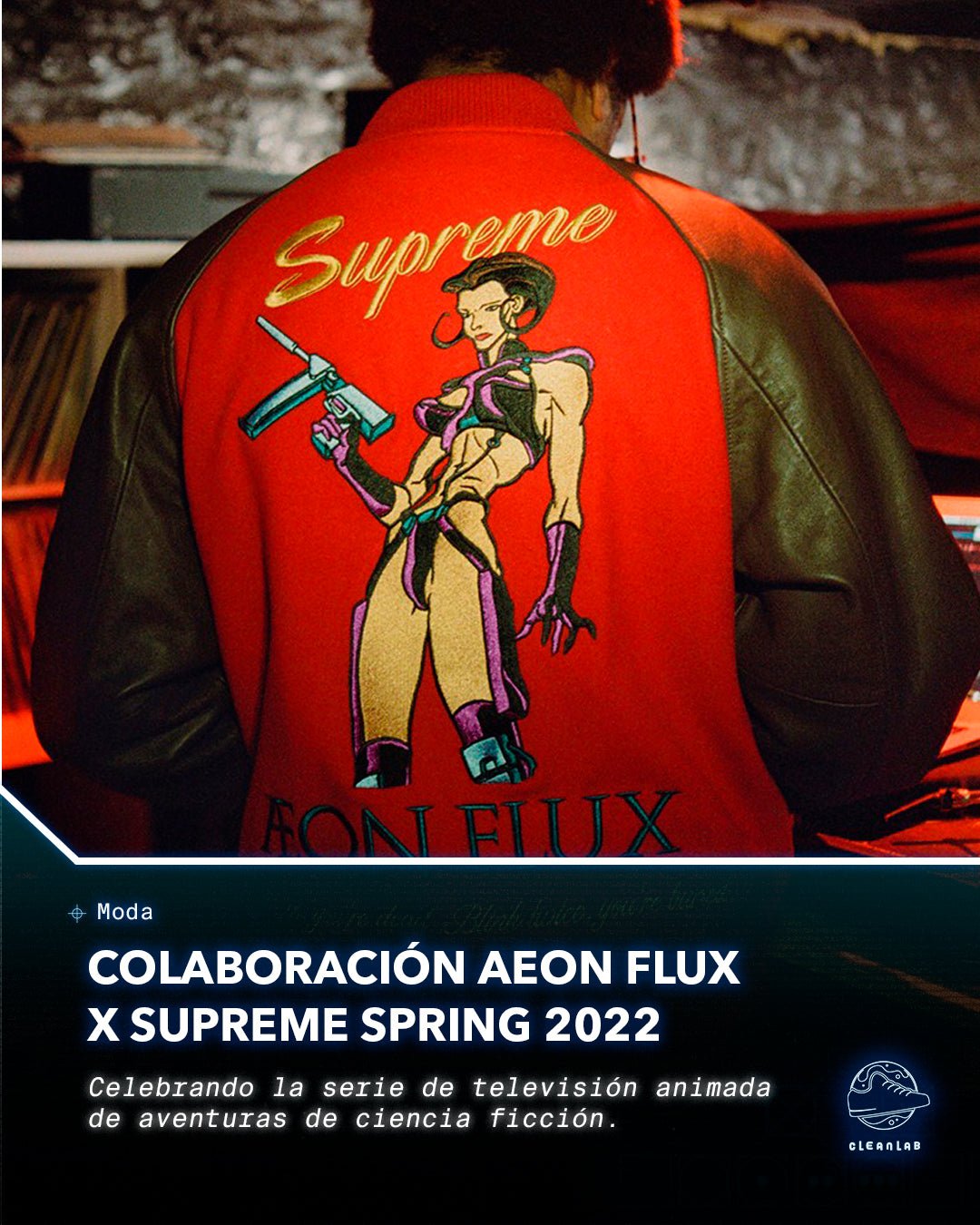 Noticias Moda | Colaboración 'Aeon Flux' x Supreme Primavera 2022 - Clean Lab