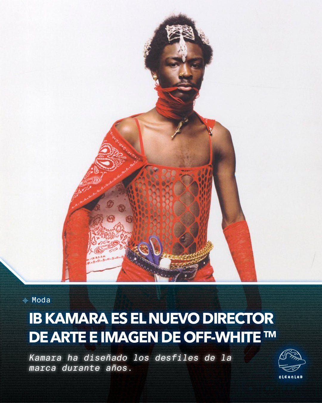 Noticias Moda | Ib Kamara es el nuevo director de arte e imagen de Off-White™ - Clean Lab