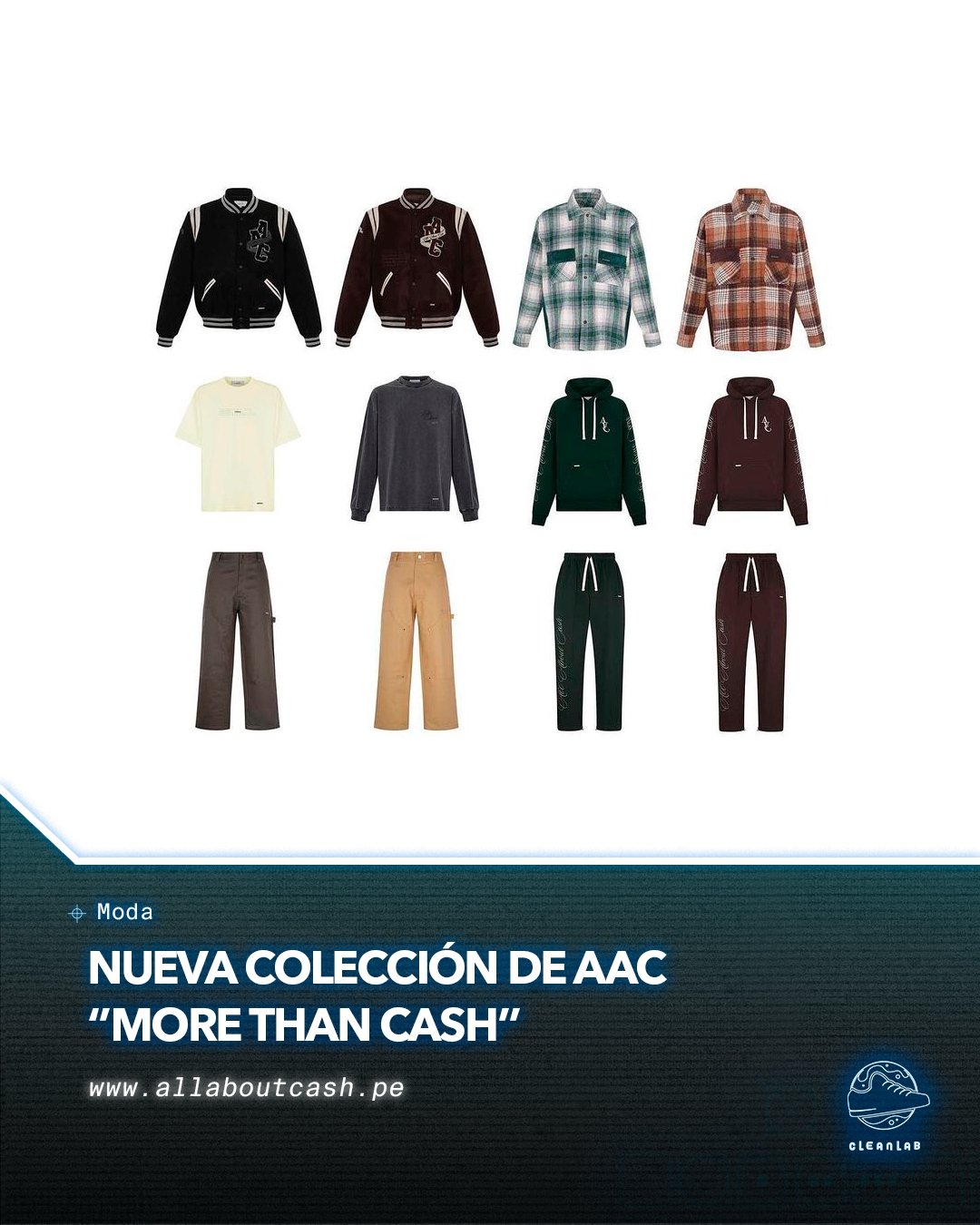 Noticias Moda | Nueva colección de AAC “More Than Cash” 💸 - Clean Lab