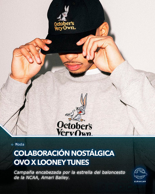 Noticias Moda | OVO de Drake se conecta con LOONEY TUNES para una colaboración nostálgica - Clean Lab