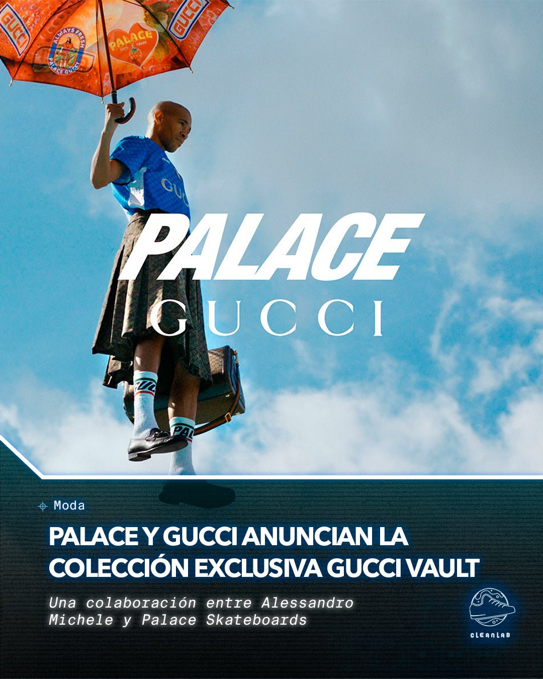 Noticias Moda | Palace y Gucci anuncian la colección exclusiva Gucci Vault - Clean Lab