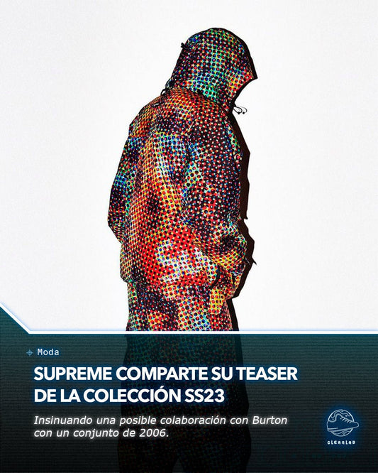 Noticias Moda | Supreme comparte su teaser de la colección SS23 - Clean Lab