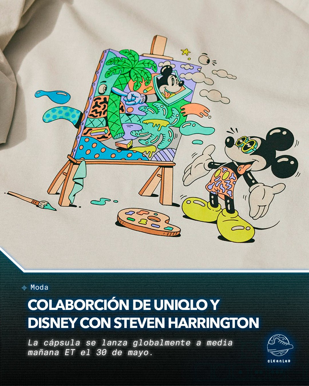 Noticias Moda | UNIQLO y Disney revelan su próxima colaboración con Steven Harrington - Clean Lab