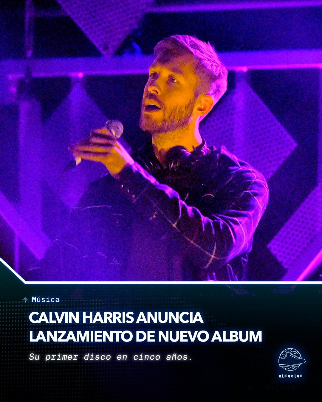 Noticias Música | Calvin Harris anuncia la fecha de lanzamiento del nuevo álbum 'Funk Wav Bounces Vol.2' - Clean Lab