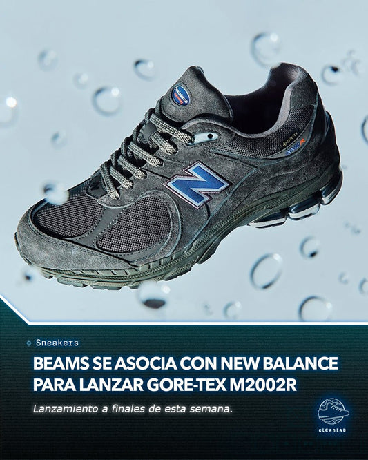 Noticias Sneakers | BEAMS se asocia con New Balance para lanzar Gore-Tex Featured M2002R - Clean Lab