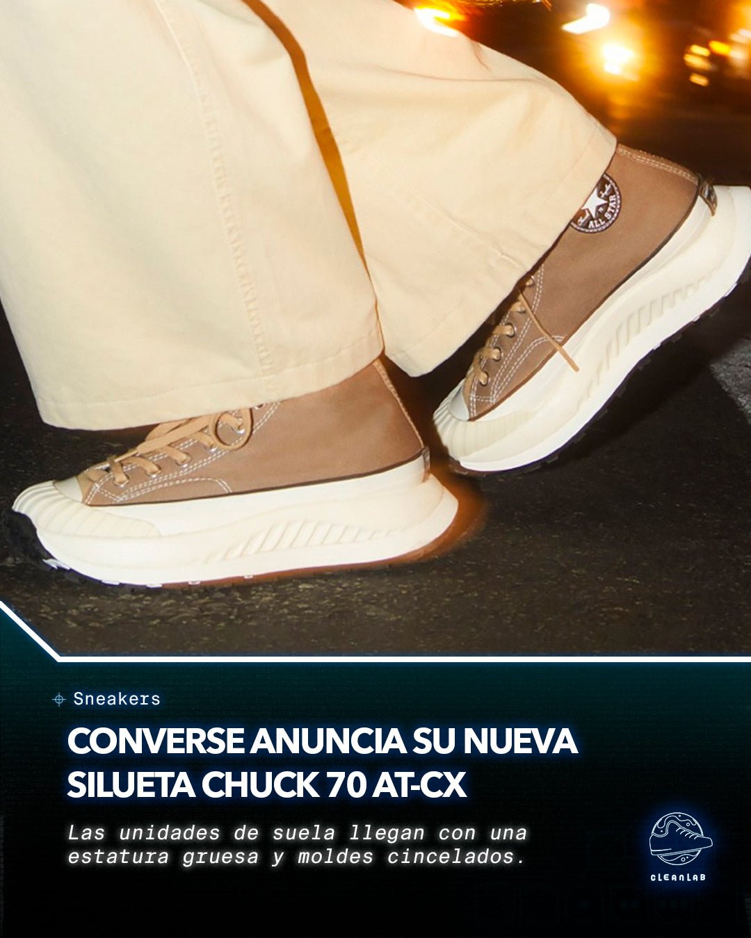 Noticias Sneakers | Converse anuncia su nueva silueta Chuck 70 AT-CX - Clean Lab