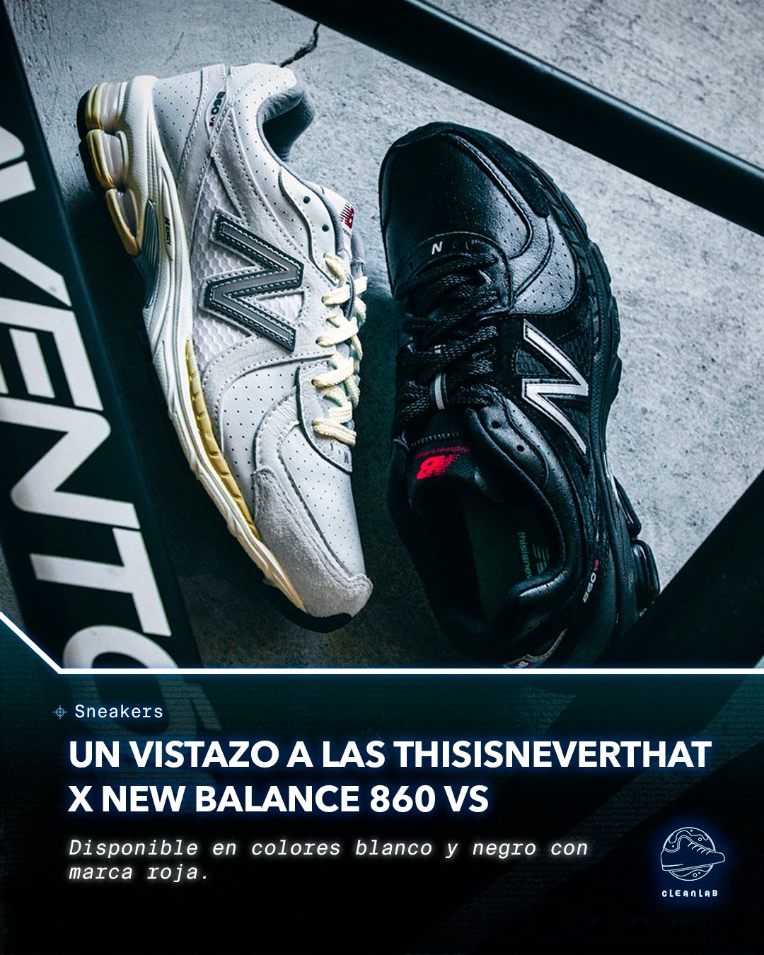 Noticias Sneakers | Echa un vistazo más de cerca a las thisisneverthat x New Balance 860 V2 - Clean Lab