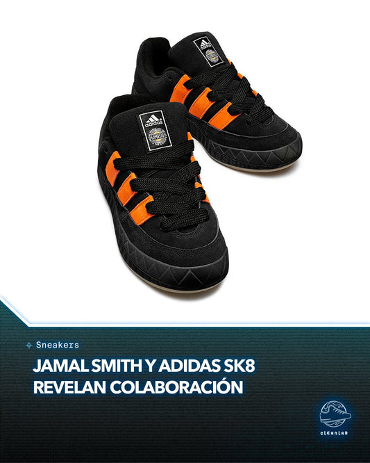 Noticias Sneakers | Jamal Smith y adidas Skateboarding revelan una nueva colaboración Adimatic - Clean Lab