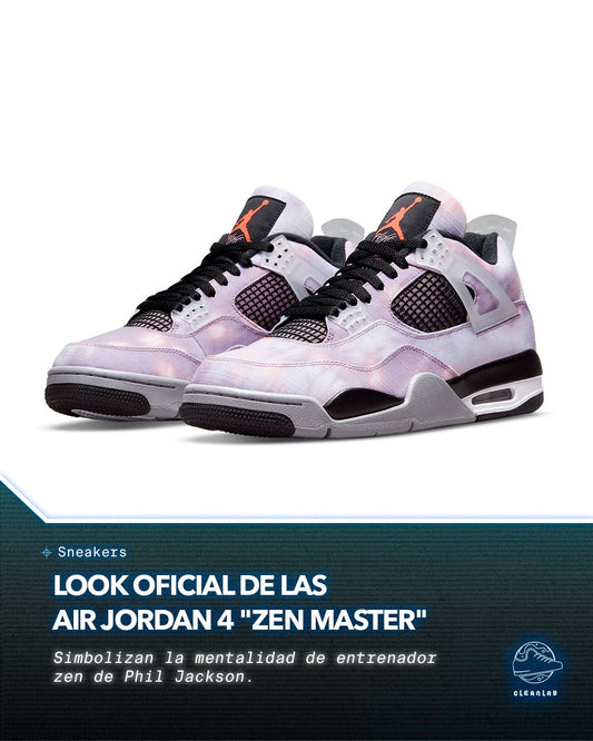 Noticias Sneakers | Look oficial de las Air Jordan 4 "Zen Master" - Clean Lab
