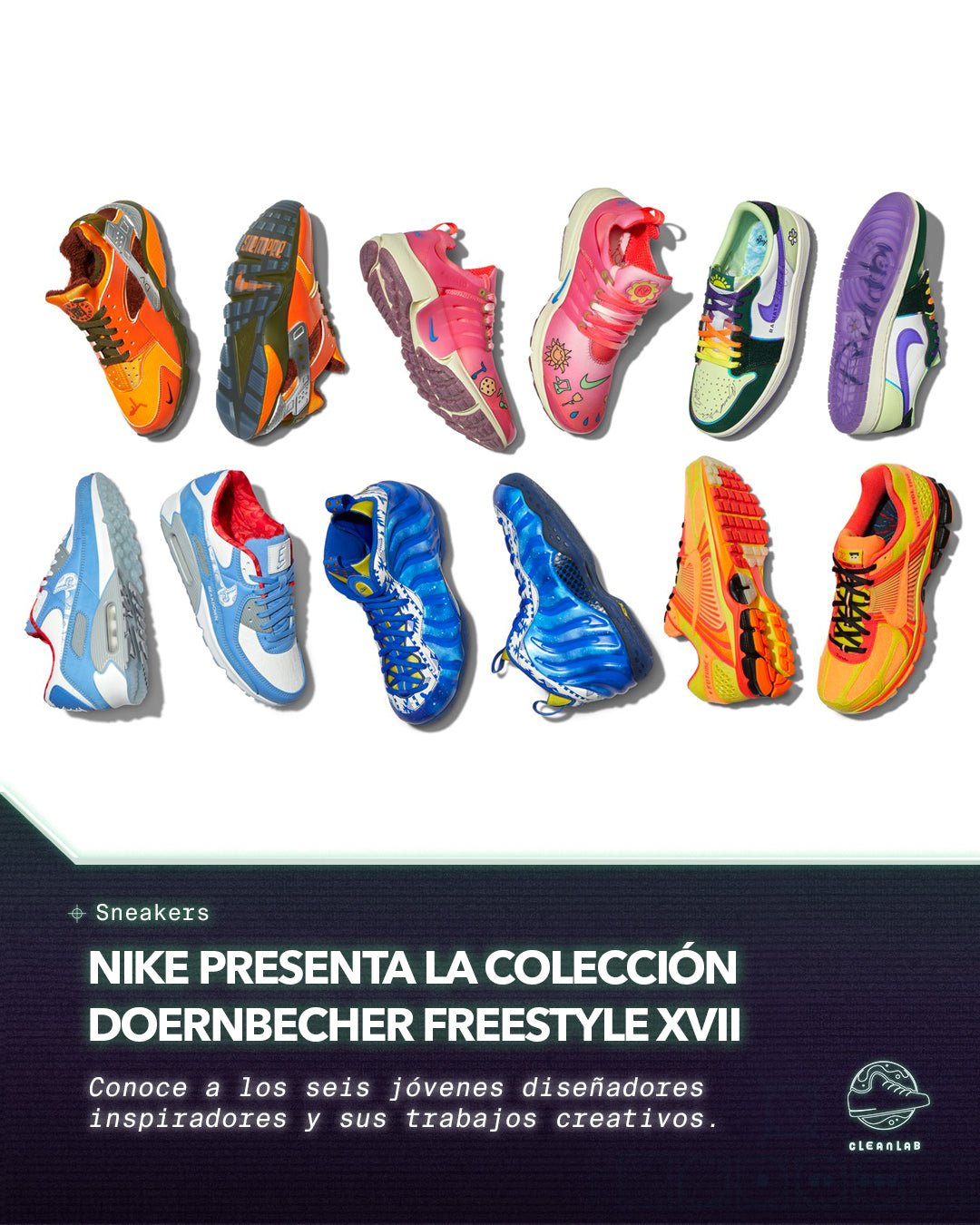 Noticias Sneakers | Nike presenta la colección Doernbecher Freestyle XVIII para 2023 - Clean Lab