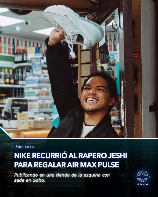 Noticias Sneakers | Nike recurrió al rapero británico Jeshi para regalar Air Max Pulse gratis en Londres - Clean Lab