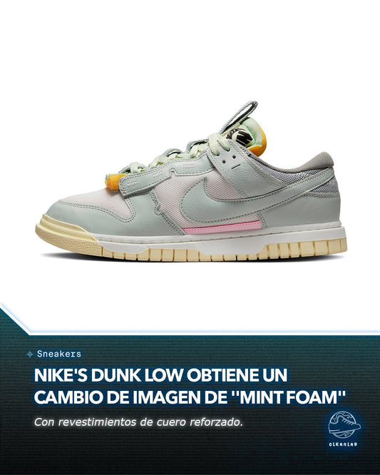 Noticias Sneakers | Nike's Dunk Low Remastered obtiene un cambio de imagen de "Mint Foam" - Clean Lab