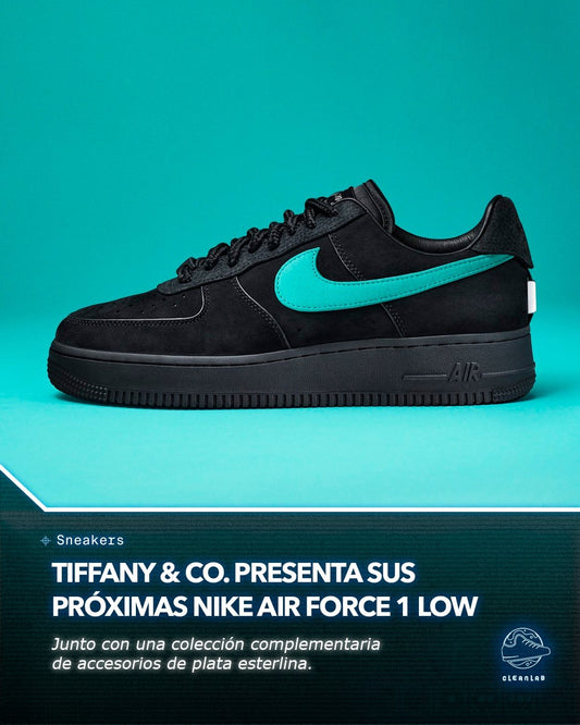 Noticias Sneakers | Tiffany & Co. presenta sus próximas Nike Air Force 1 Low - Clean Lab