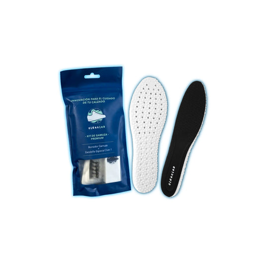 Kit de Gamuza Premium + Plantillas Premium - Limpieza de Tenis y Máxima amortiguación en cada paso