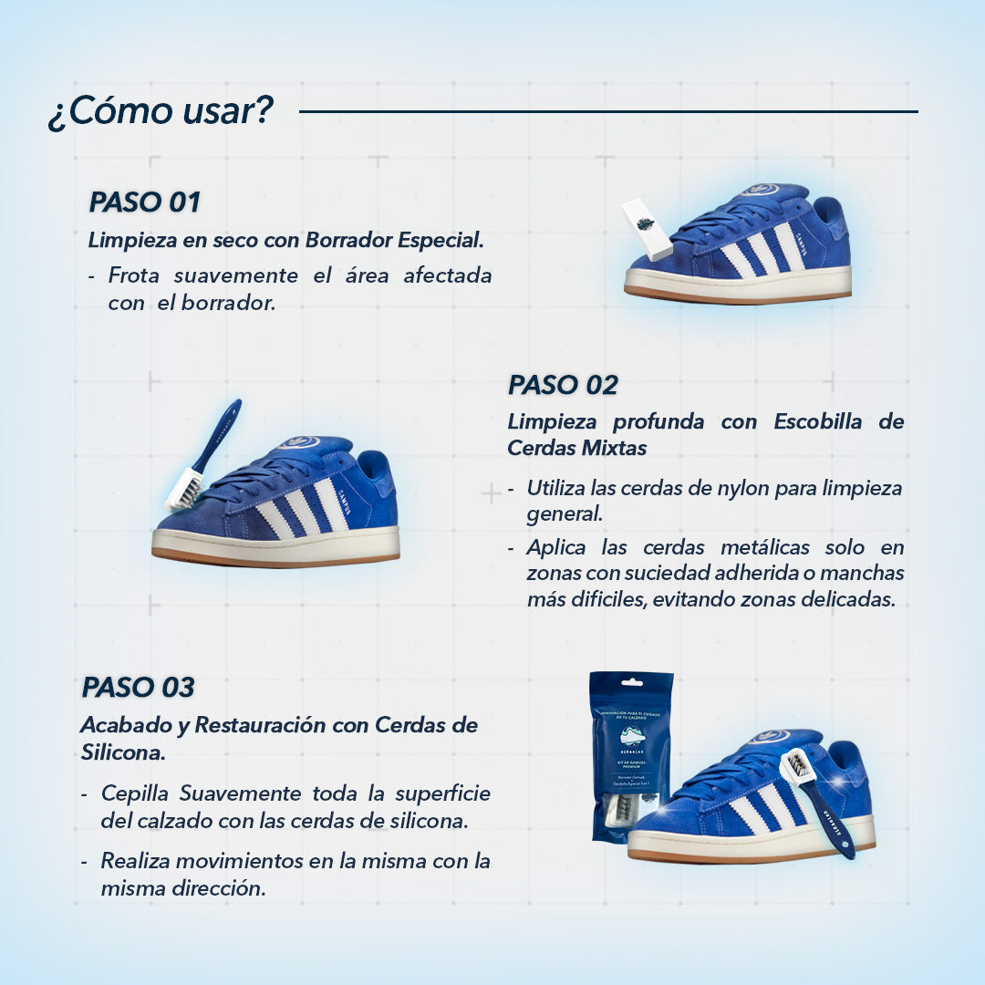 Kit de Gamuza Premium - Limpieza de Tenis