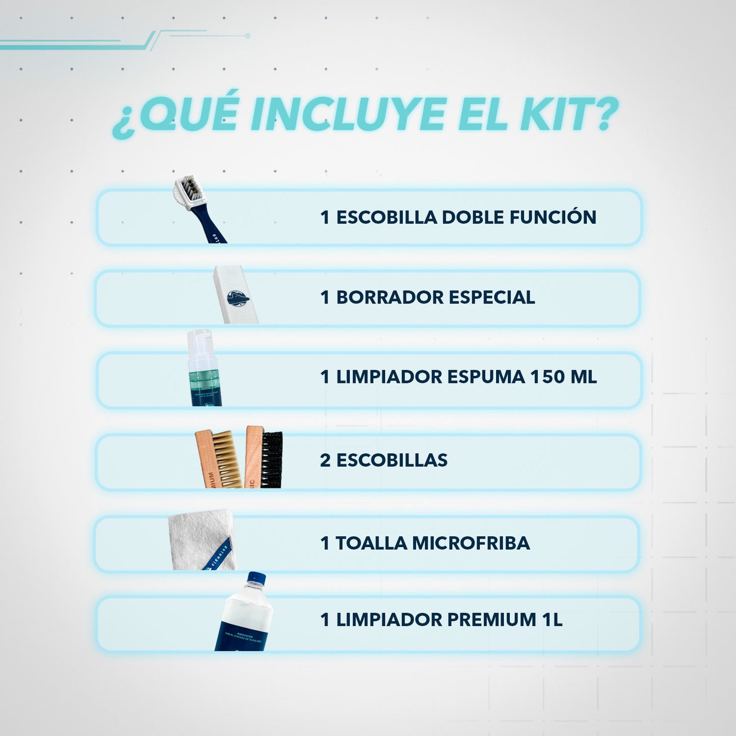 Total Clean — Foam Pack + Kit de Gamuza + recarga de 1 litro