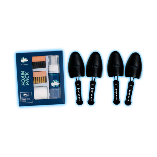 Foam Pack + Hormas Premium 2 pares - Limpieza y Protección de Tenis