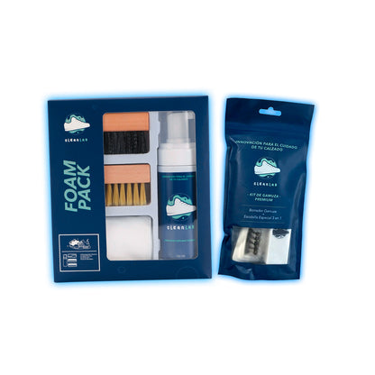Kit de Gamuza + Foam Pack - Limpieza de Tenis