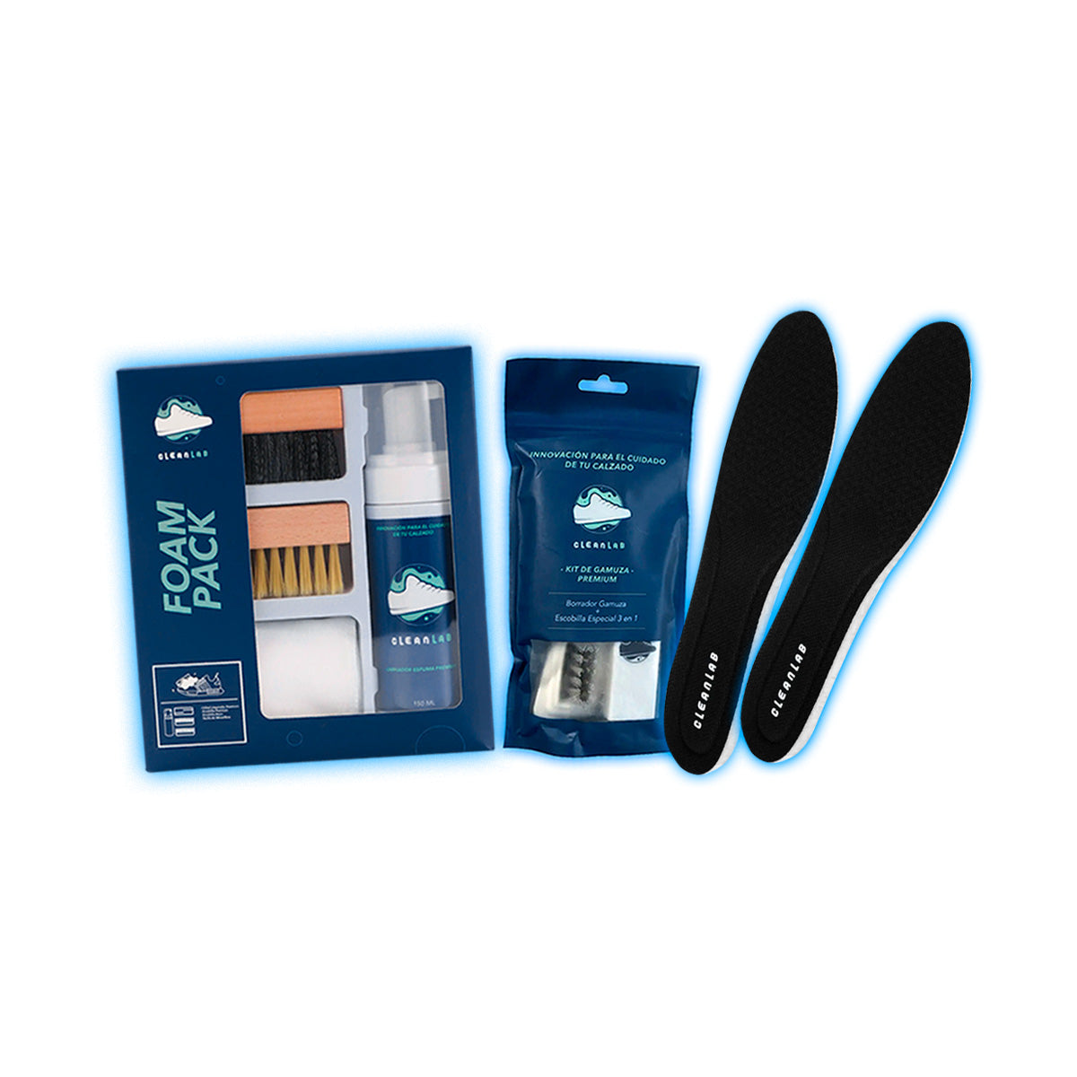 Clean and Comfy Pack - Limpieza de Tenis y Máxima amortiguación en cada paso