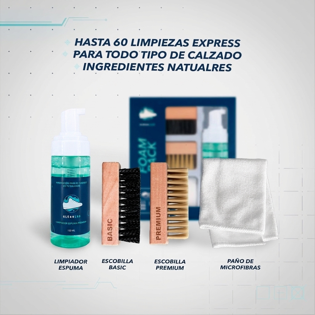 Foam Pack - Limpieza de Tenis
