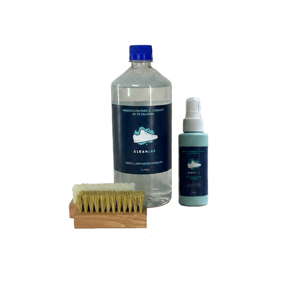 Pack Refill - Botella refill de recarga + Escobillas + Renovador Gamuza